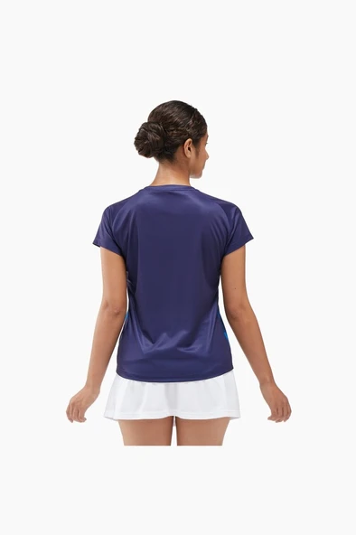 Yonex YY24 YW0033 Kadın Spor Mavi Tişört - 4