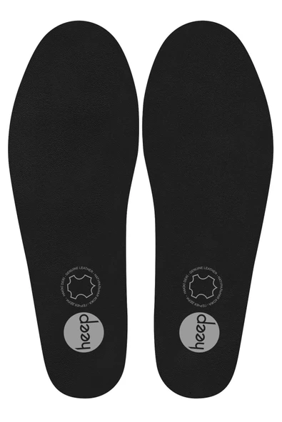 Heep Hakiki Deri Ve Anatomik Siyah 35-45 Numara Ayakkabı İç Tabanlığı - 2