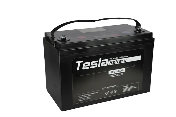 TESLA 12V 100AH AGM KURU TİP UPS AKÜ (YENİ ÜRETİM) - 2