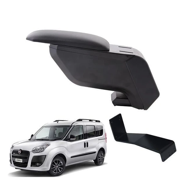 Fiat Doblo 2010 Delmesiz Çelik Ayaklı Siyah Kolçak Kol Dayama ürün görseli