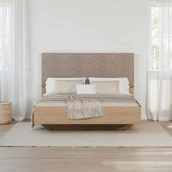 Oryana Çift Kişilik Karyola - Florida Meşe 171x120x206 cm ürün görseli 1