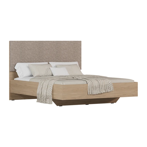 Oryana Çift Kişilik Karyola - Florida Meşe 171x120x206 cm - Resim 4