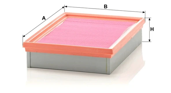 C 28 162 - Hava filtresi -  MANN FILTER - Resim 2