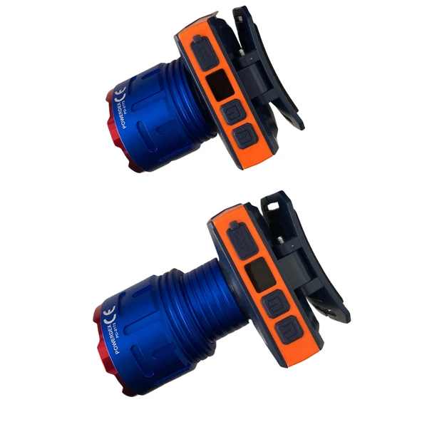 Kafa Lambası 3000 Lümen 50w Dijital Göstergeli Kafa Feneri Açma Kapama Sensörlü - Resim 2