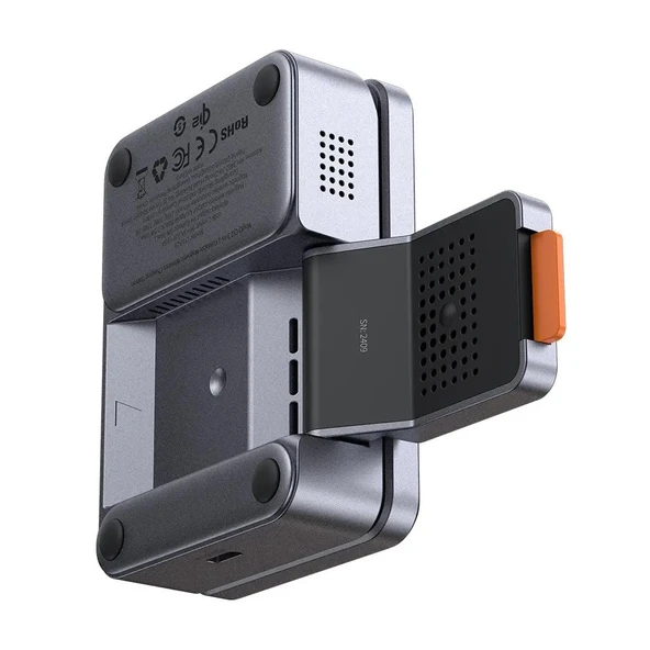 Mcdodo CH-5192 15W MagQ Qi2 3in1 Katlanabilir Kablosuz Şarj Standı - Resim 4