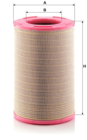 C 31 1414 - Hava filtresi -  MANN FILTER - Resim 2