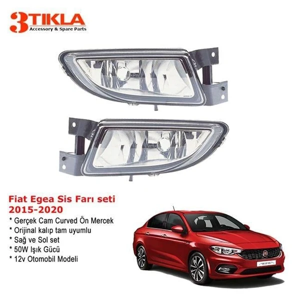 Fiat Egea Sedan 2020 Sis Farı Takımı Led Xenon Set - Resim 3