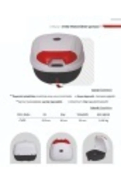 Arwic Motor Arka Çanta Bagaj 32 Lt Beyaz+baglantı Aparatları - 8