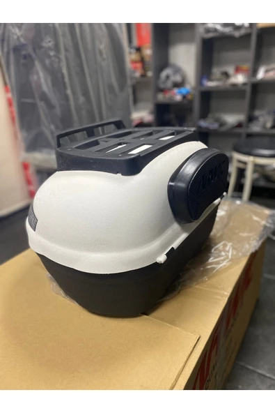 Arwic Motosiklet Arka Çanta Topcase 46 Lt Beyaz Sırt Dayamalı - 2
