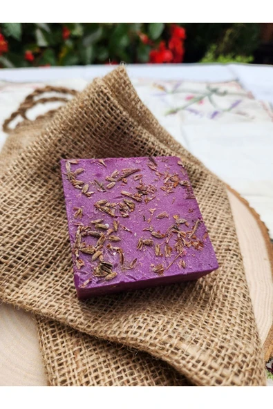 Lavanta Sabunu El Yapımı %100 Organik Doğal Sabun 125 Gram - Resim 2