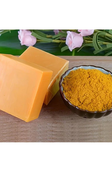 Zerdeçal Sabunu El Yapımı %100 Organik Doğal Sabun 125 Gram ürün görseli