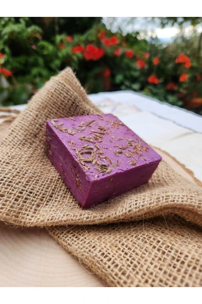 Lavanta Sabunu El Yapımı %100 Organik Doğal Sabun 125 Gram - Resim 4