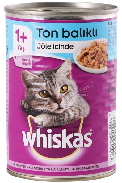 Ton Balıklı Konserve Yaş Kedi Maması 12 Adet X 400 Gr - Resim 2