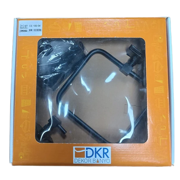 Dekor Babyo 3'lü Set Siyah CE 100 04 Set Havluluk Kağıtlık - 4