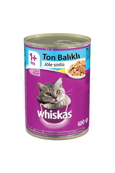 Whiskas Konserve Ton Balıklı Kedi Maması 400G - Resim 2