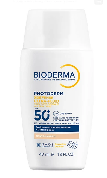 BİODERMA XDEFENSE ULTRA-FLIİD 40ML SPF 40 TEİNTE 01 ürün görseli