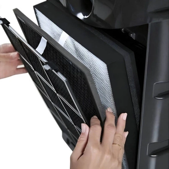 Philips AC1215/10 Hava Temizleyici ile Uyumlu Nano Koruma Koku Tutucu Karbon Filtre Seti FY1410/30 - FY1413/30 Filtre - Resim 2