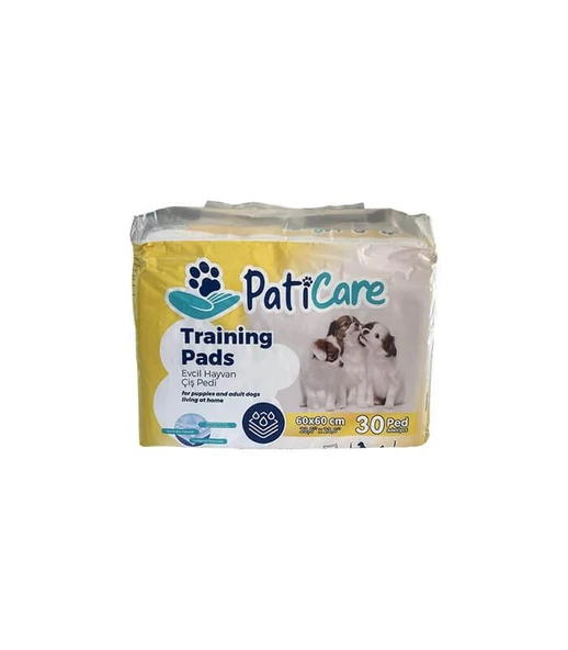 PatiCare Trainingpads Yavru Köpek Tuvalet Eğitim Pedi 60x60cm 30lu Çiş Pedi 2 adet - 3