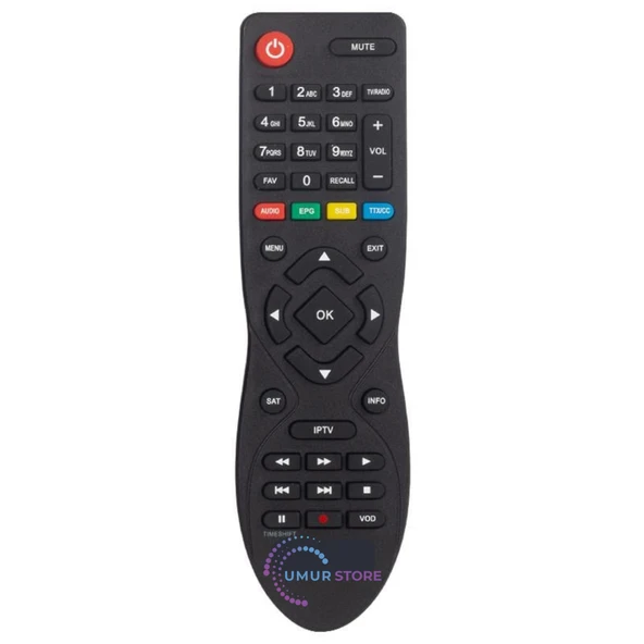 Hiremco Combo King Full Mini HD Uydu Alıcı Kumandası ürün görseli 1