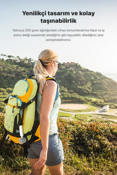 Xenon Smart Taşınabilir Şarjlı 5 Kademeli El Fanı 7 Saat Kullanım 14000 RPM Sessiz Mini Vantilatör Beyaz X6101 - 7