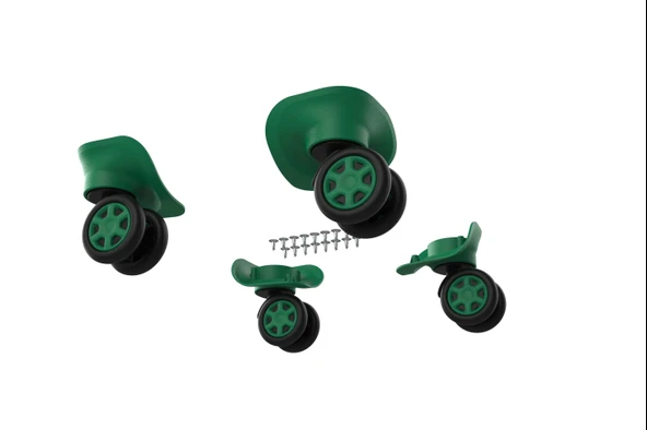 Keo-Plus ABS Valiz Tekerleği Çift Teker Yeşil Renk - Resim 2