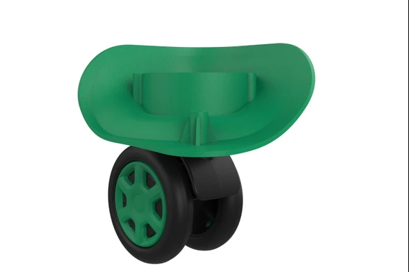 Keo-Plus ABS Valiz Tekerleği Çift Teker Yeşil Renk - Resim 4