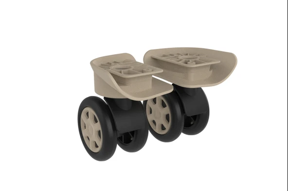 Keo-Plus PP Valiz Tekerleği Sağ ve Sol Gold Renk ürün görseli