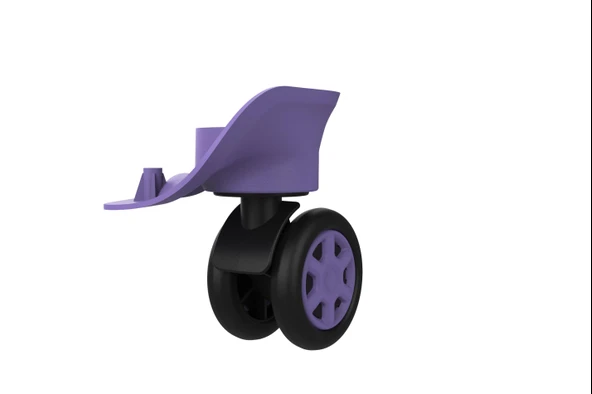 Keo-Plus ABS Valiz Tekerleği Çift Teker Lila Renk - Resim 3