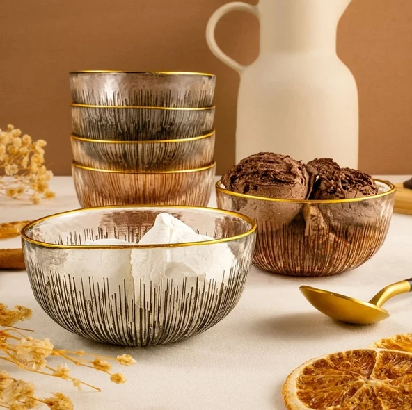 Fecra Mystic 6'lı Kase Seti 10 Cm - 4