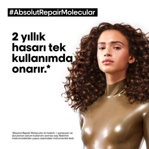 Loreal Professionnel Serie Expert Absolut Repair Molecular Yıpranmış Saçlar Arındırıcı Şampuan Refill 500ML - 3