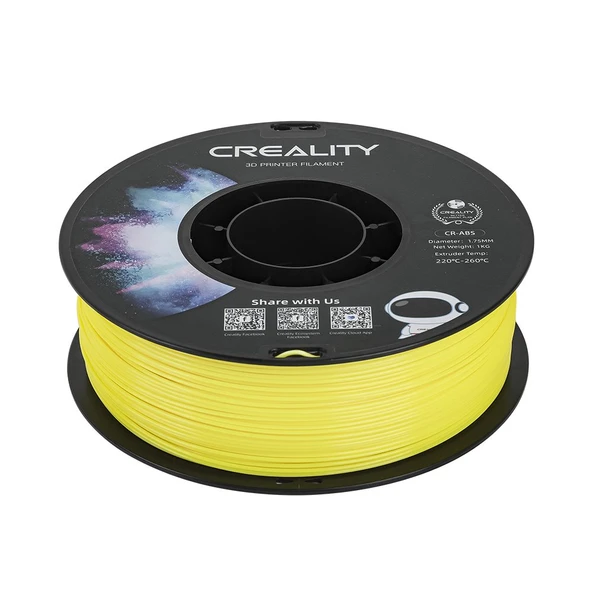 Creality Cr-Abs Sarı Filament 1.75mm 1000Gr - Resim 4
