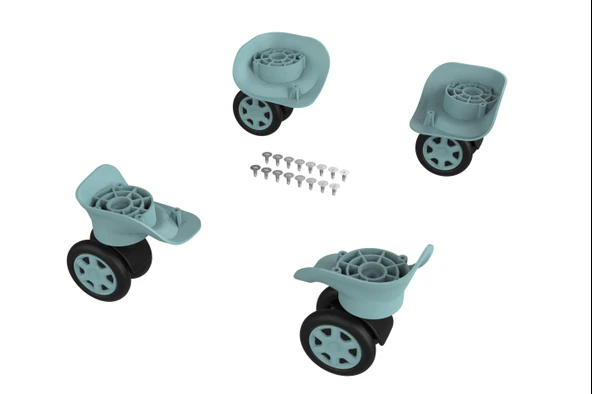 Keo-Plus ABS Valiz Tekerleği Çift Teker Turkuaz Renk ürün görseli