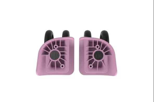 Keo-Plus PP Valiz Tekerleği Sağ ve Sol Pembe Renk - Resim 2