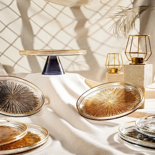 Fecra Mystic 7 Parça Ayaklı Sunum Seti - 4