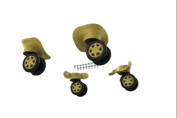 Keo-Plus ABS Valiz Tekerleği Çift Teker Sarı Renk - Resim 2