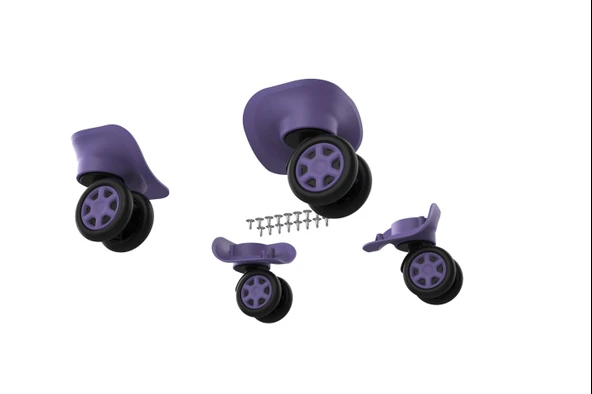 Keo-Plus ABS Valiz Tekerleği Çift Teker Lila Renk - Resim 2