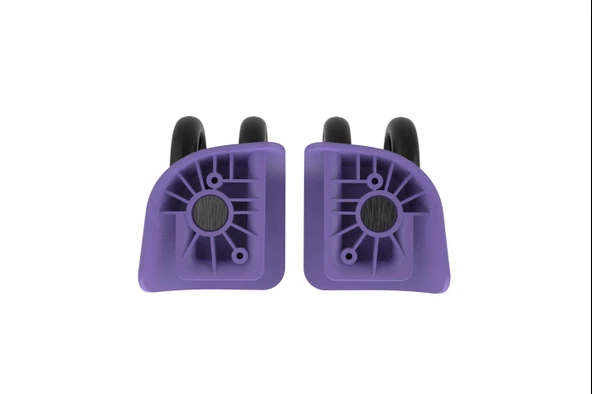 Keo-Plus PP Valiz Tekerleği Sağ ve Sol Lila Renk - Resim 2