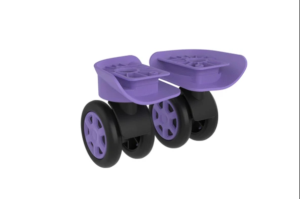 Keo-Plus PP Valiz Tekerleği Sağ ve Sol Lila Renk ürün görseli