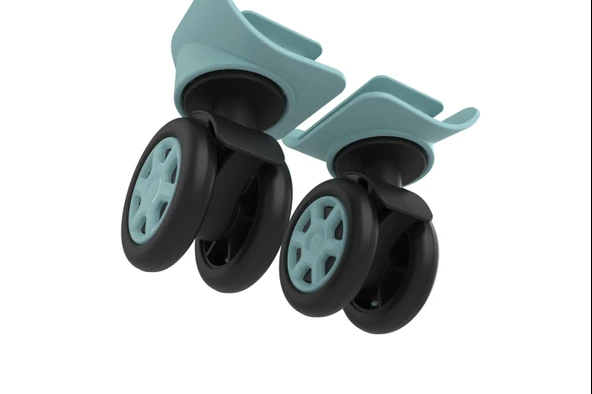 Keo-Plus PP Valiz Tekerleği Sağ ve Sol Turkuaz Renk - 3