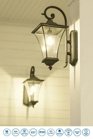 RTL01115-5 Rother A60 LED Ampul 15W E27 1520 Lümen 4000K Gün Işığı Enerji Tasarruflu Ampul 5 Adet - 4