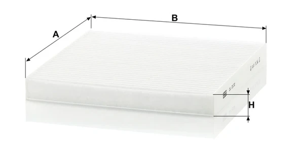 CU 2132 - Kabin hava filtresi -  MANN FILTER - Resim 2