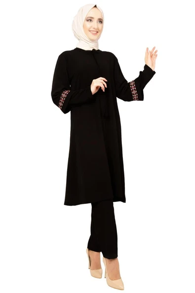 Moda Çizgi Desenli Tunik - 3