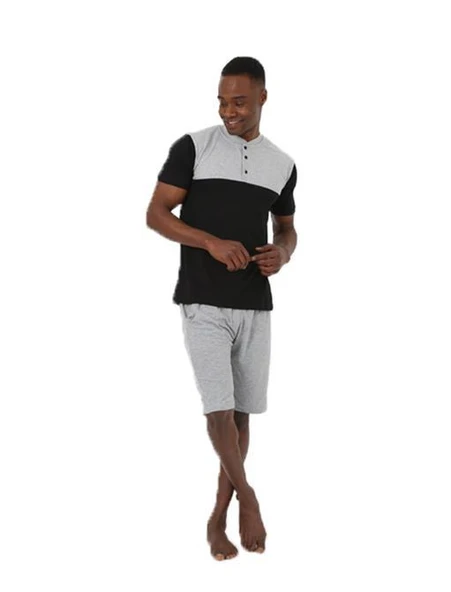 Moda Çizgi Erkek 3'lü Pijama Takım 6825 - Resim 2