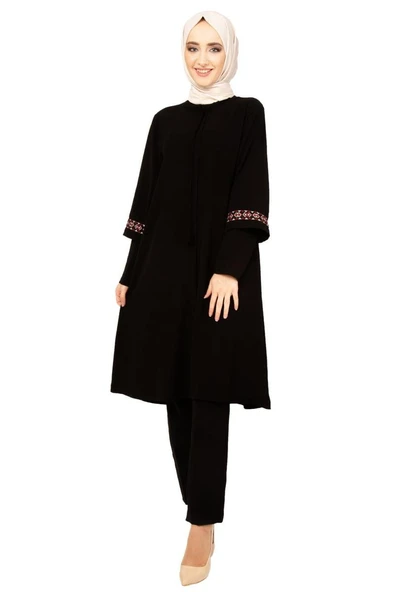 Moda Çizgi Desenli Tunik - 2