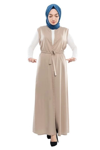 Moda Çizgi Yakalı Yelek