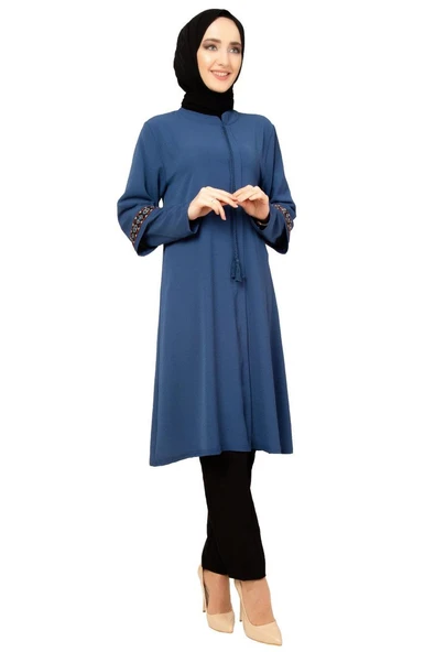 Moda Çizgi Desenli Tunik - 2