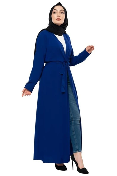 Moda Çizgi Yakalı Yelek - 2