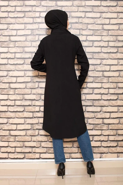 Moda Çizgi Desenli Tunik - 4