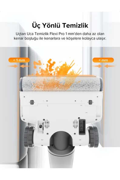 Flexi Pro Dikey Robot Süpürge Beyaz - 4