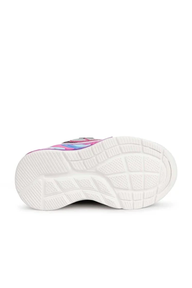 Buckhead 3042 Nına Kız Çocuk Kalpli Sim Işıklı Cırtlı Spor Ayakkabı - 7